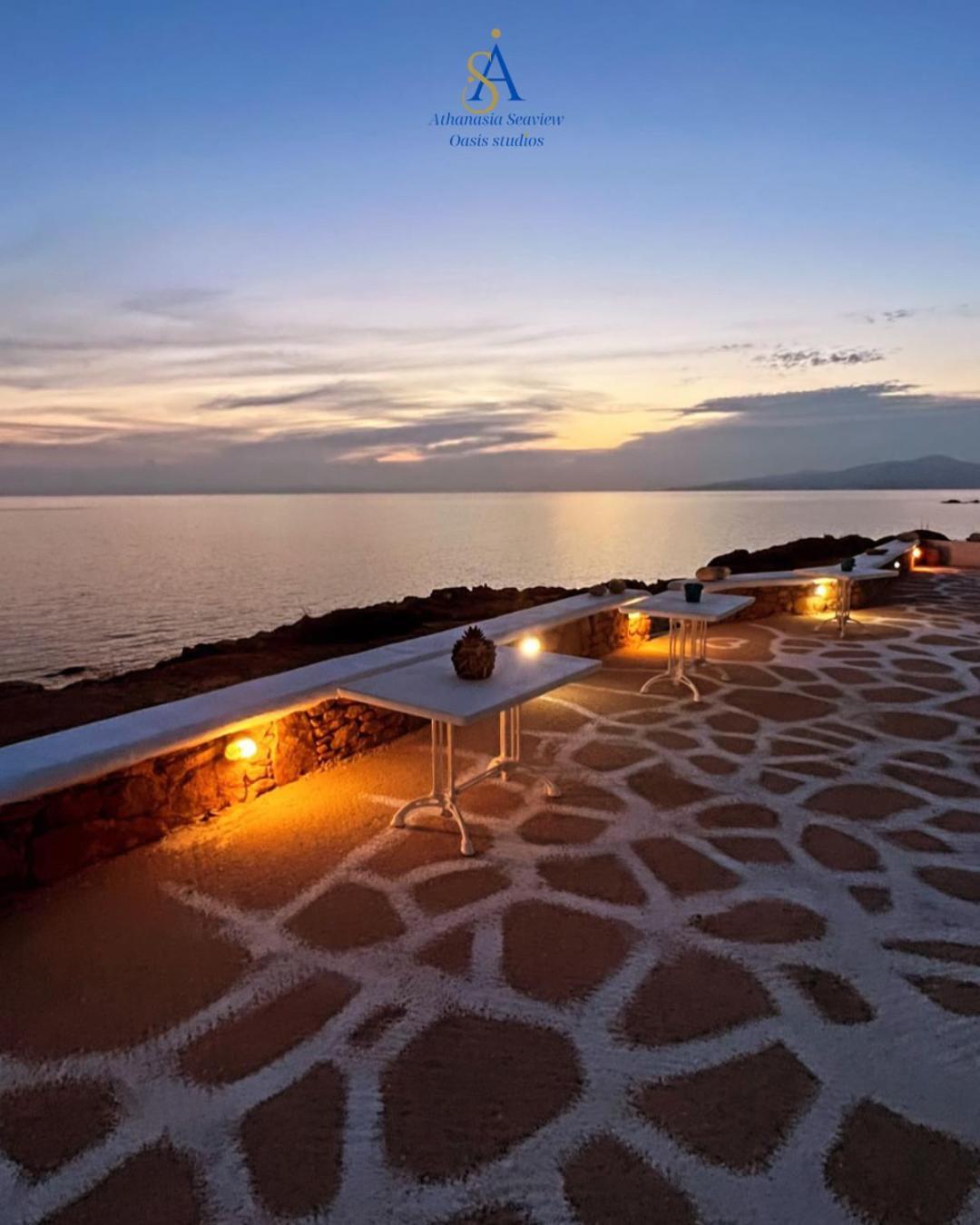 Mykonos Athanasia Seaview Oasis Studios By The Port Houlakia  Экстерьер фото